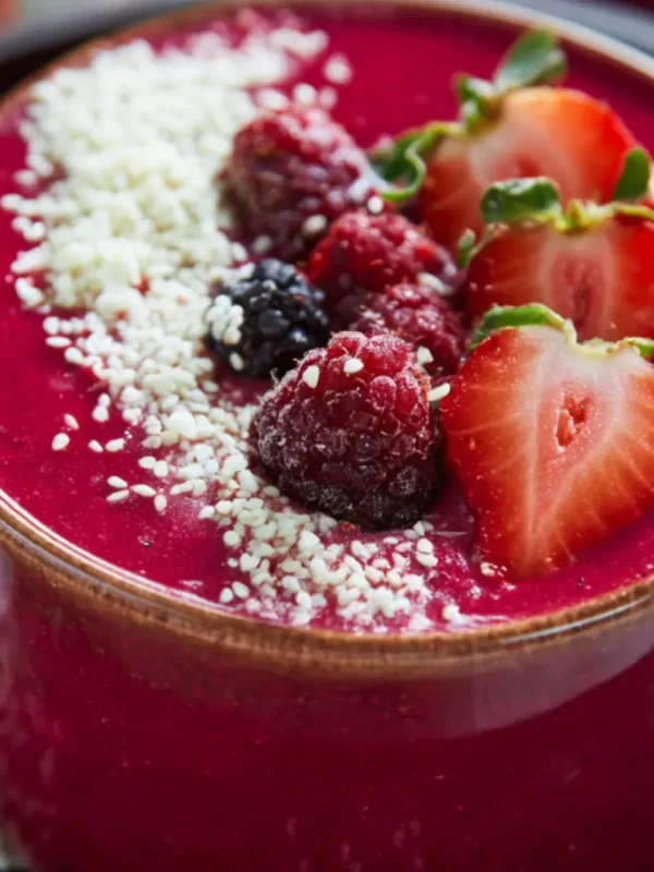 Anti-Inflammatory Beet Berry Smoothie Bowl Vibrant Real Way to Make Your Best Morning