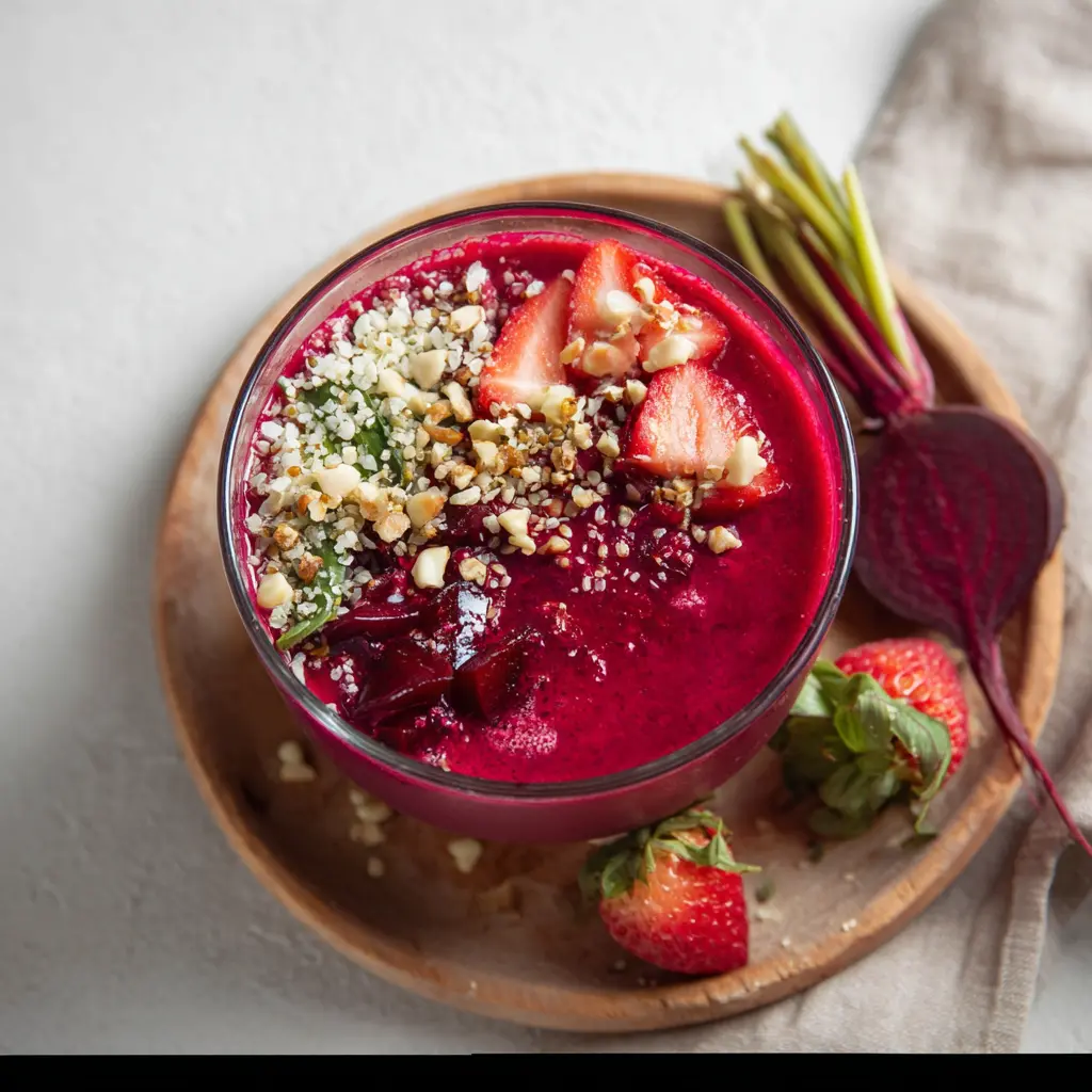 Beet Ginger Immunity Bowl Vibrant and Best Way to Make Your New Favorite Meal 2 Beet Ginger Immunity Bowl served in a bowl, ready to eat