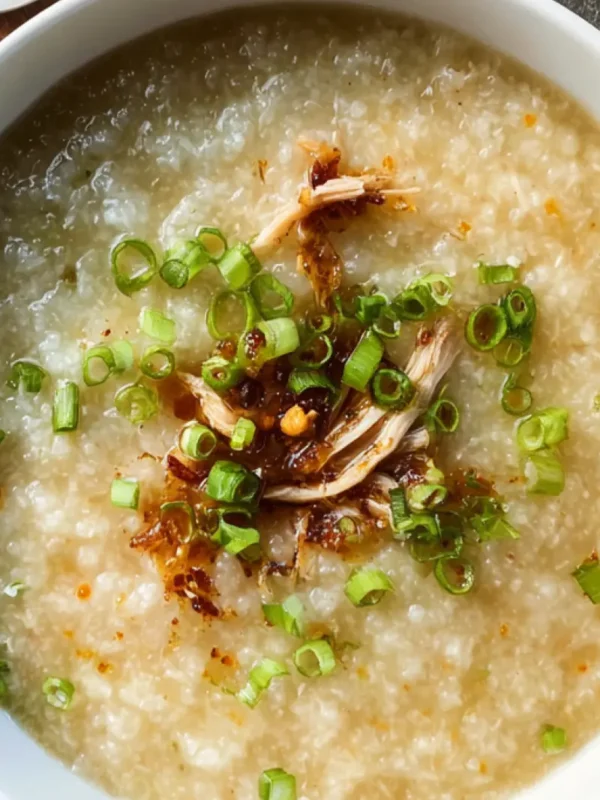Bone Broth Congee Ginger Scallion Cozy Real Comfort You Need Now