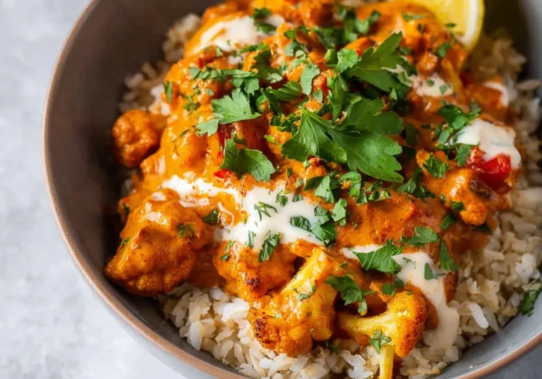 Cauliflower Tikka Masala Bowl Warm and Satisfying Your New Favorite Dinner