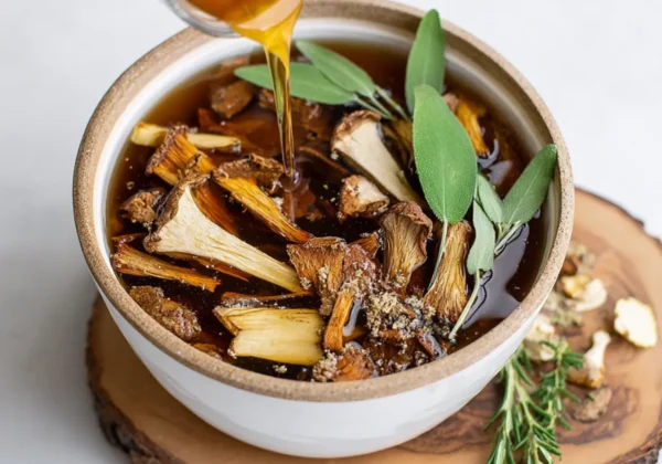 Chaga Mushroom Healing Bone Broth Warm and Rich for Real Comfort