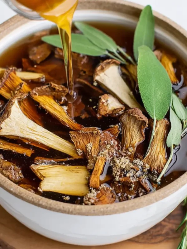 Chaga Mushroom Healing Bone Broth Warm and Rich for Real Comfort