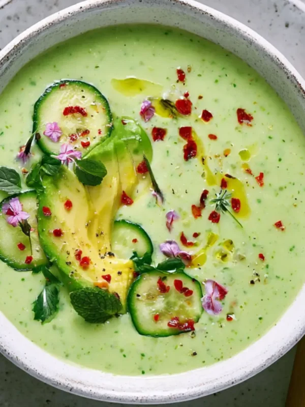 Cucumber Avocado Gazpacho Cold Soup Vibrant Real Way to Make Your New Favorite