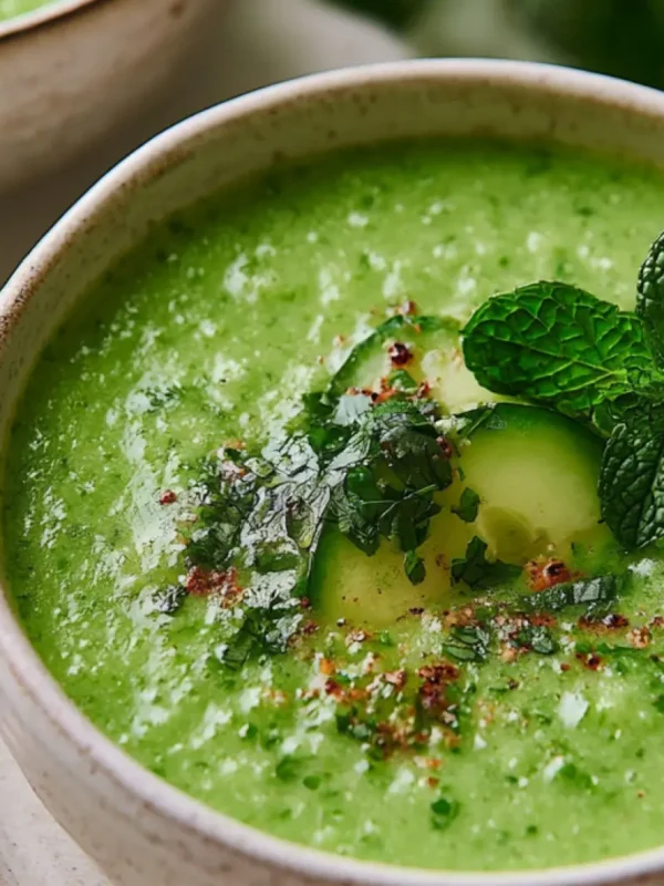 Anti-Inflammatory Cucumber Mint Gazpacho Vibrant Fresh Recipe Your New Summer Love