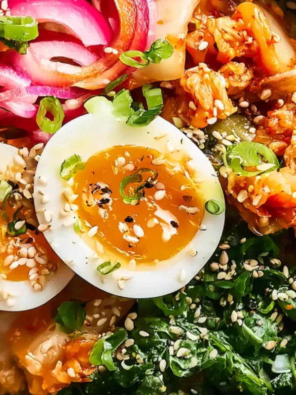 Anti-Inflammatory Fermented Kimchi Bowl Vibrant and Satisfying Real Gut Health Wins