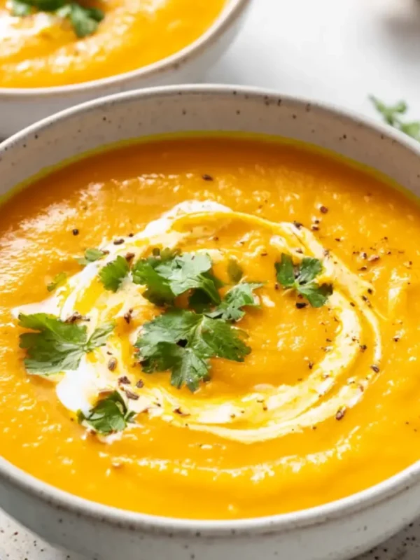 Ginger Carrot Immune Soup Warm and Satisfying Your New Favorite