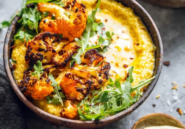 Golden Turmeric Cauliflower Bowl Anti Inflammatory Warm Satisfying Real Nourishment