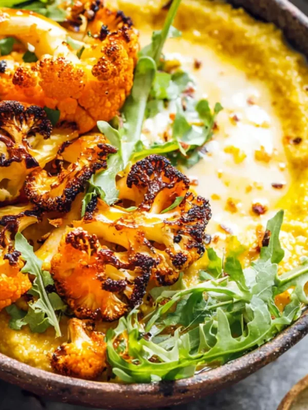 Golden Turmeric Cauliflower Bowl Anti Inflammatory Warm Satisfying Real Nourishment