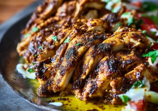 Grilled Chicken Shawarma Plate Warm and Satisfying Real Middle Eastern Flavor