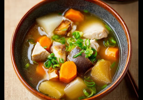 Japanese Kenchinjiru Root Vegetable Soup Warm Comforting Best New Way to Make It