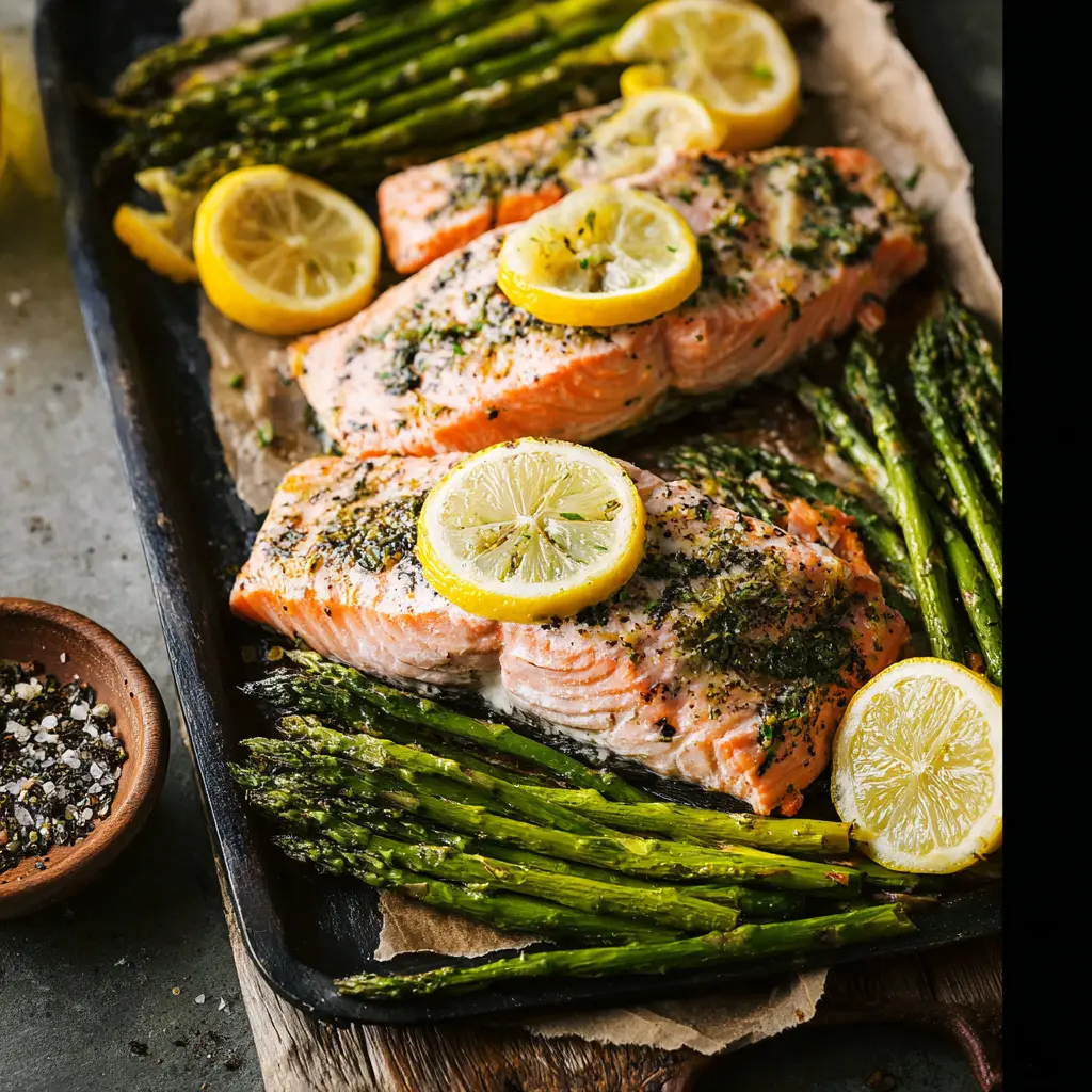Lemon Herb Grilled Salmon Asparagus Vibrant Fresh Way to Make Your Best Dinner 2 Lemon Herb Grilled Salmon Asparagus recipe, served and ready to eat, easy homemade dish
