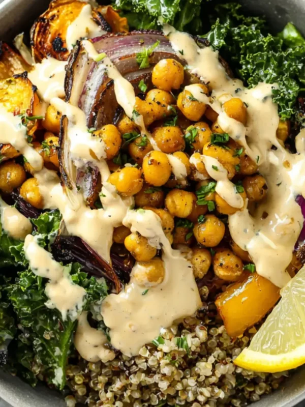 Lemon Tahini Chickpea Bowl Vibrant and Fresh Way to Make Real Dinner