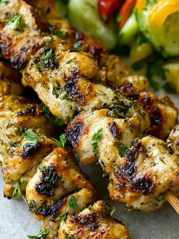 Mediterranean Chicken Kabobs Lemon Herb Vibrant Fresh Flavors You Will Love