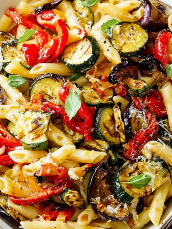 Mediterranean Roasted Vegetable Pasta Vibrant and Satisfying New Way to Make Dinner