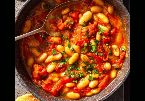 Mediterranean White Bean Tomato Stew Warm Satisfying Real Comfort in Every Bowl