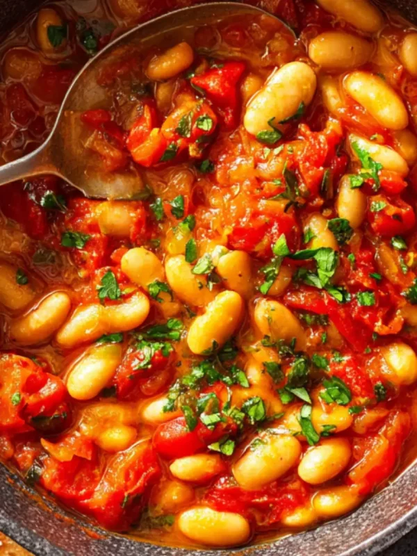 Mediterranean White Bean Tomato Stew Warm Satisfying Real Comfort in Every Bowl