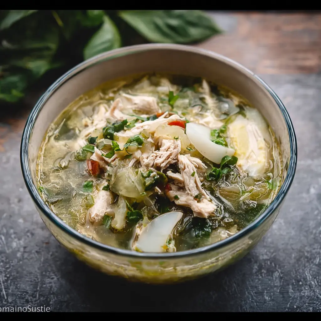 Moringa Chicken Immune Soup Warm Comforting Recipe Your Family Will Love 2 Moringa Chicken Immune Soup recipe, served and ready to eat, easy homemade dish