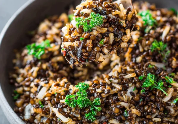 Mujaddara Lentil Onion Pilaf Warm Satisfying Recipe Your Family Will Love