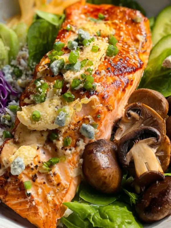 Vitamin D Mushroom Salmon Bowl Warm Satisfying Way to Make Real Nourishment