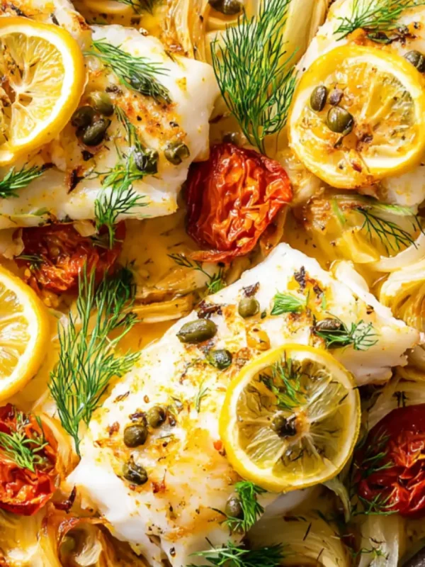 Mediterranean One Pan Cod Fennel Is the Satisfying Fresh Dinner You Need Now