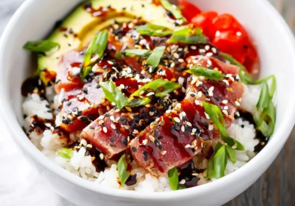 Anti Inflammatory Sesame Tuna Rice Bowl Vibrant Fresh Way to Make Real Dinner