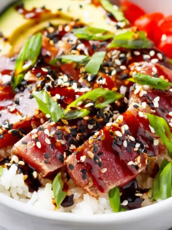 Anti Inflammatory Sesame Tuna Rice Bowl Vibrant Fresh Way to Make Real Dinner