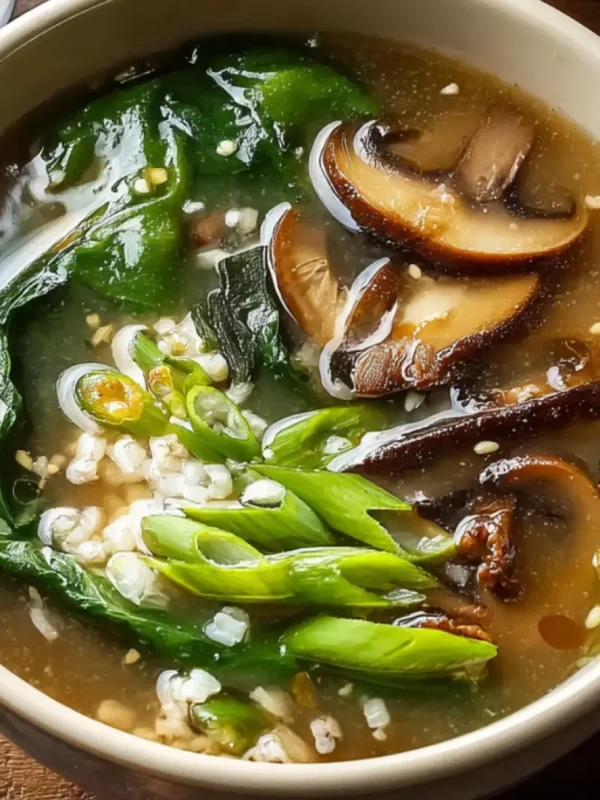 Shiitake Mushroom Miso Immune Broth Warm Comforting Recipe Your Body Will Love