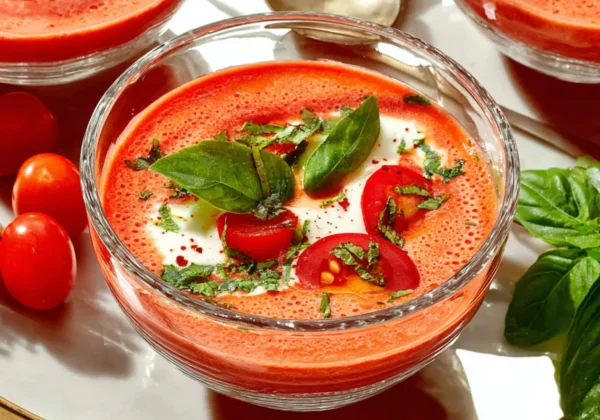 Summer Gazpacho Tomato Basil Vibrant Fresh Way to Make Real Cold Soup