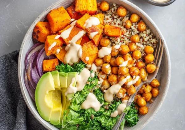 Anti Inflammatory Sweet Potato Chickpea Bowl Warm Satisfying Recipe Your Family Will Love