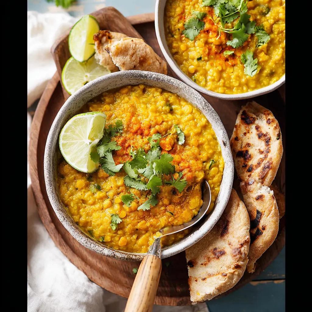 Turmeric Lentil Dal Meal Prep That Makes Real Weeknights Feel Warm and Satisfying 2 Turmeric Lentil Dal recipe, served and ready to eat, easy homemade dish