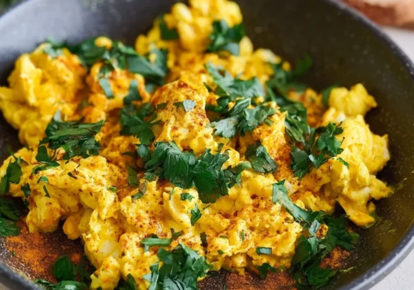 Turmeric Scrambled Eggs Breakfast Warm and Satisfying Way to Start Your Day