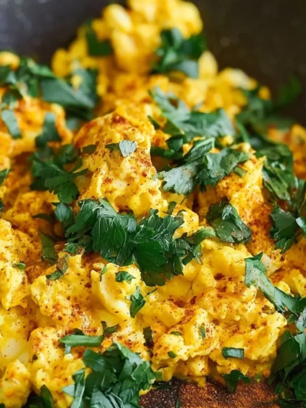 Turmeric Scrambled Eggs Breakfast Warm and Satisfying Way to Start Your Day