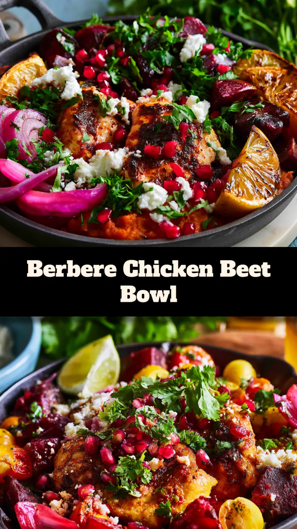 Berbere Chicken Roasted Beet Bowl Vibrant New Way to Make a Real Satisfying Dinner 3 Berbere Chicken Roasted Beet Bowl served in a bowl, ready to eat, easy homemade dish