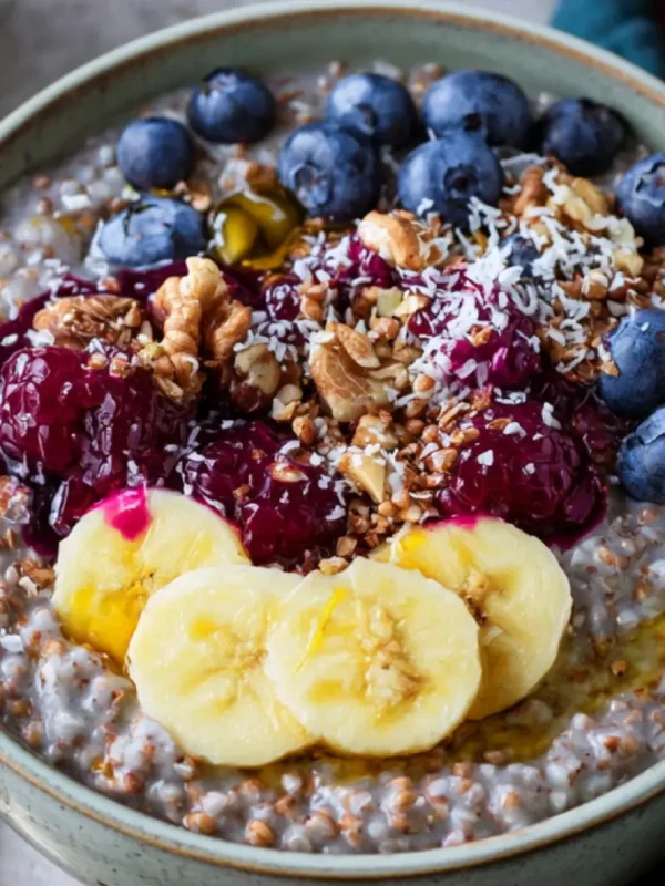 Anti-Inflammatory Buckwheat Protein Porridge Warm Satisfying Real Morning Fuel